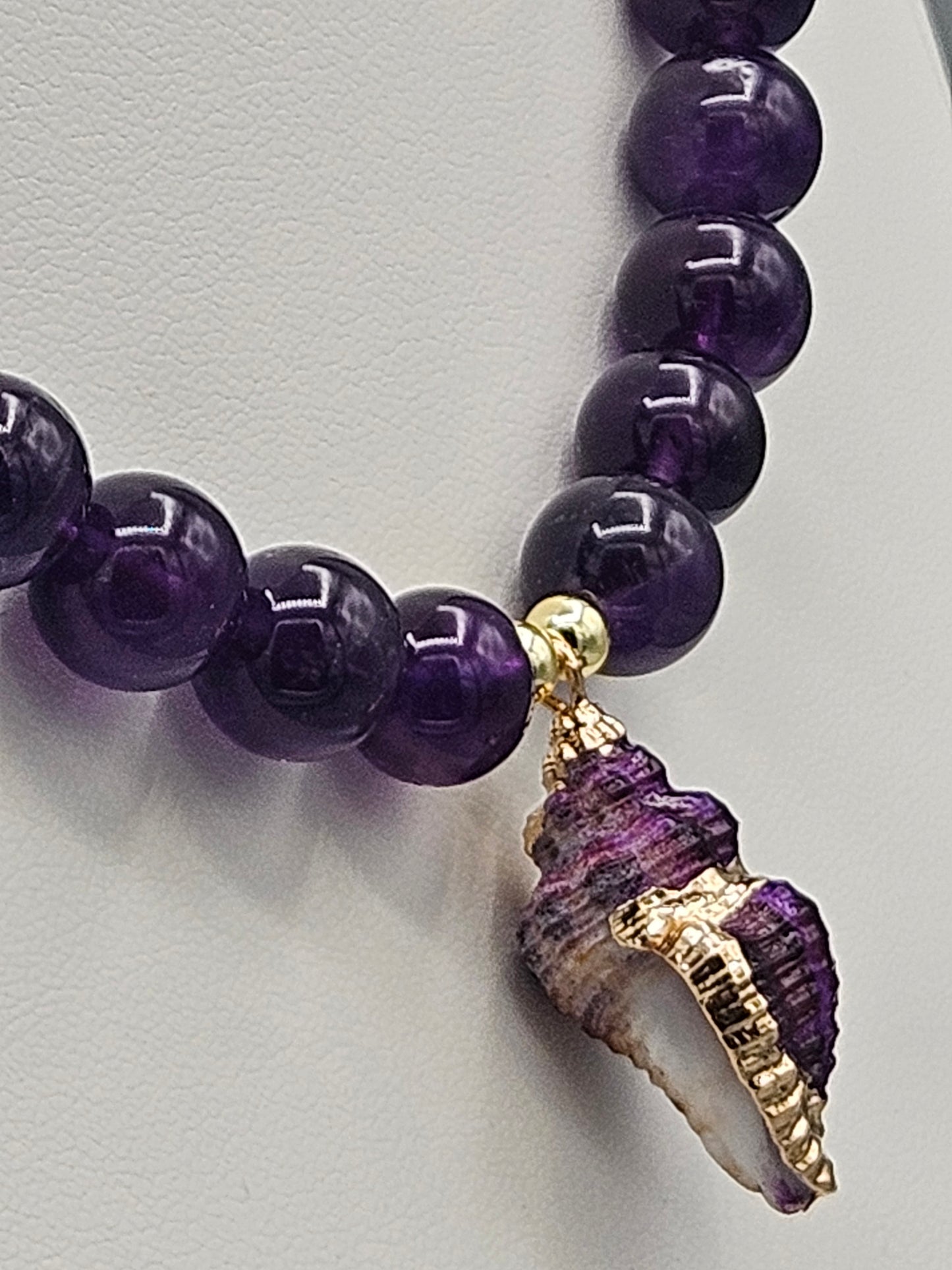 Collier Améthyste Onde Violette