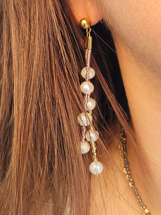 Boucles Perles d'Aurore III