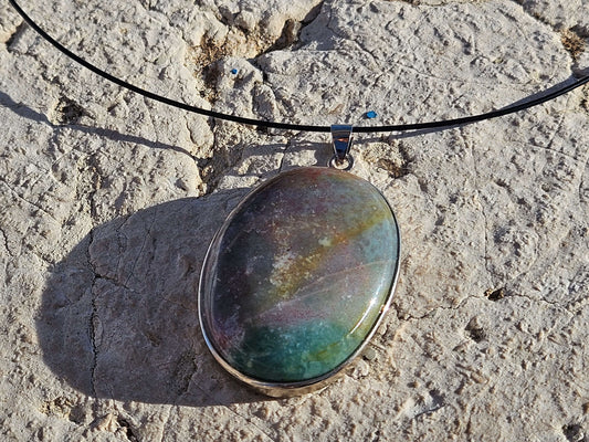 Pendentif Jaspe impérial pastel