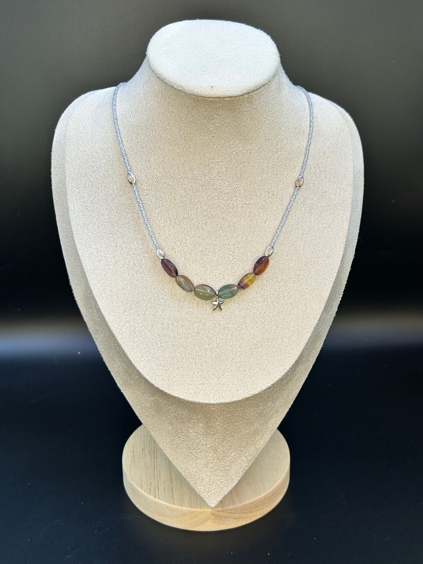 Collier Calanques Fluorite