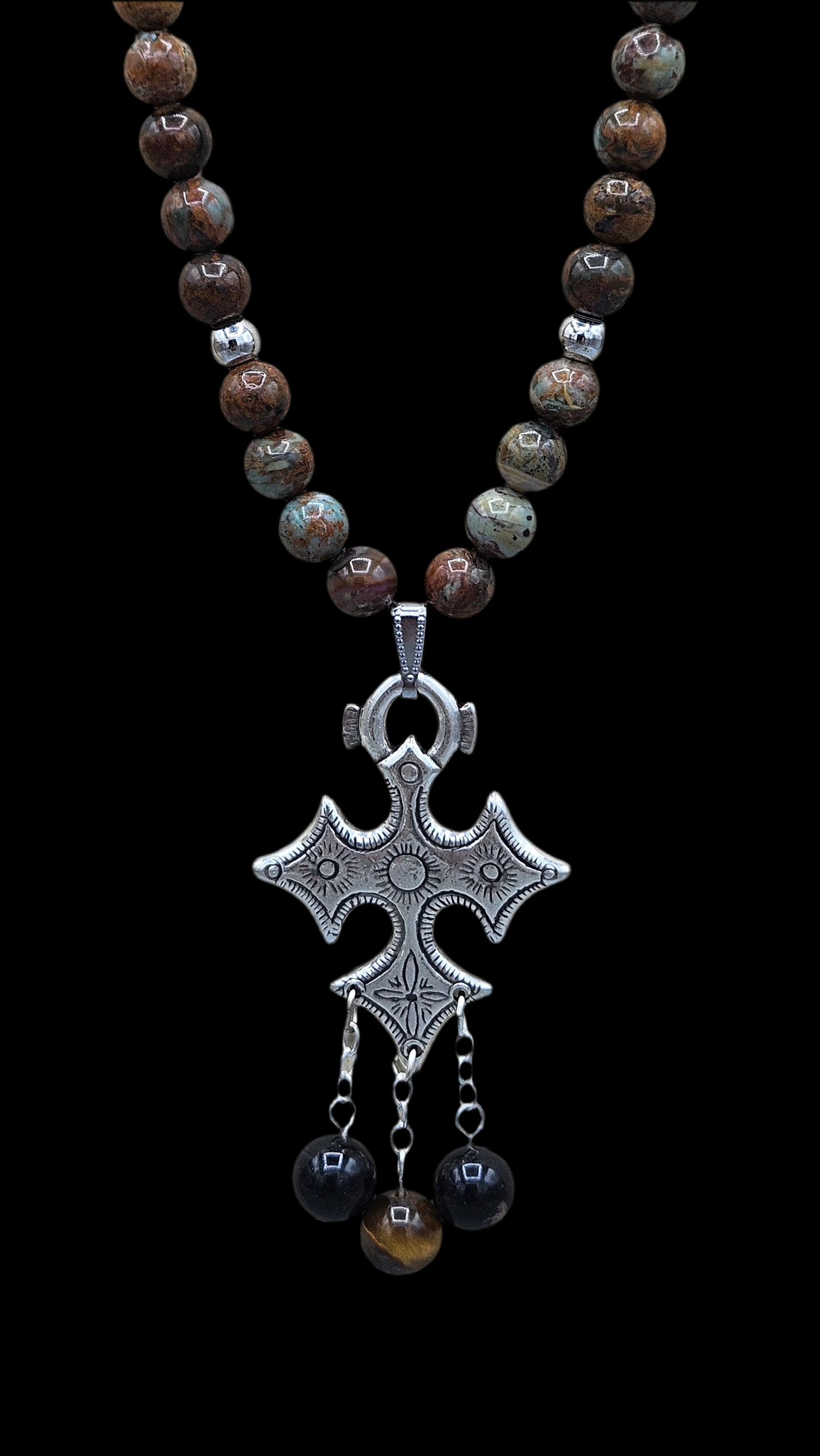 Collier Croix Touareg
