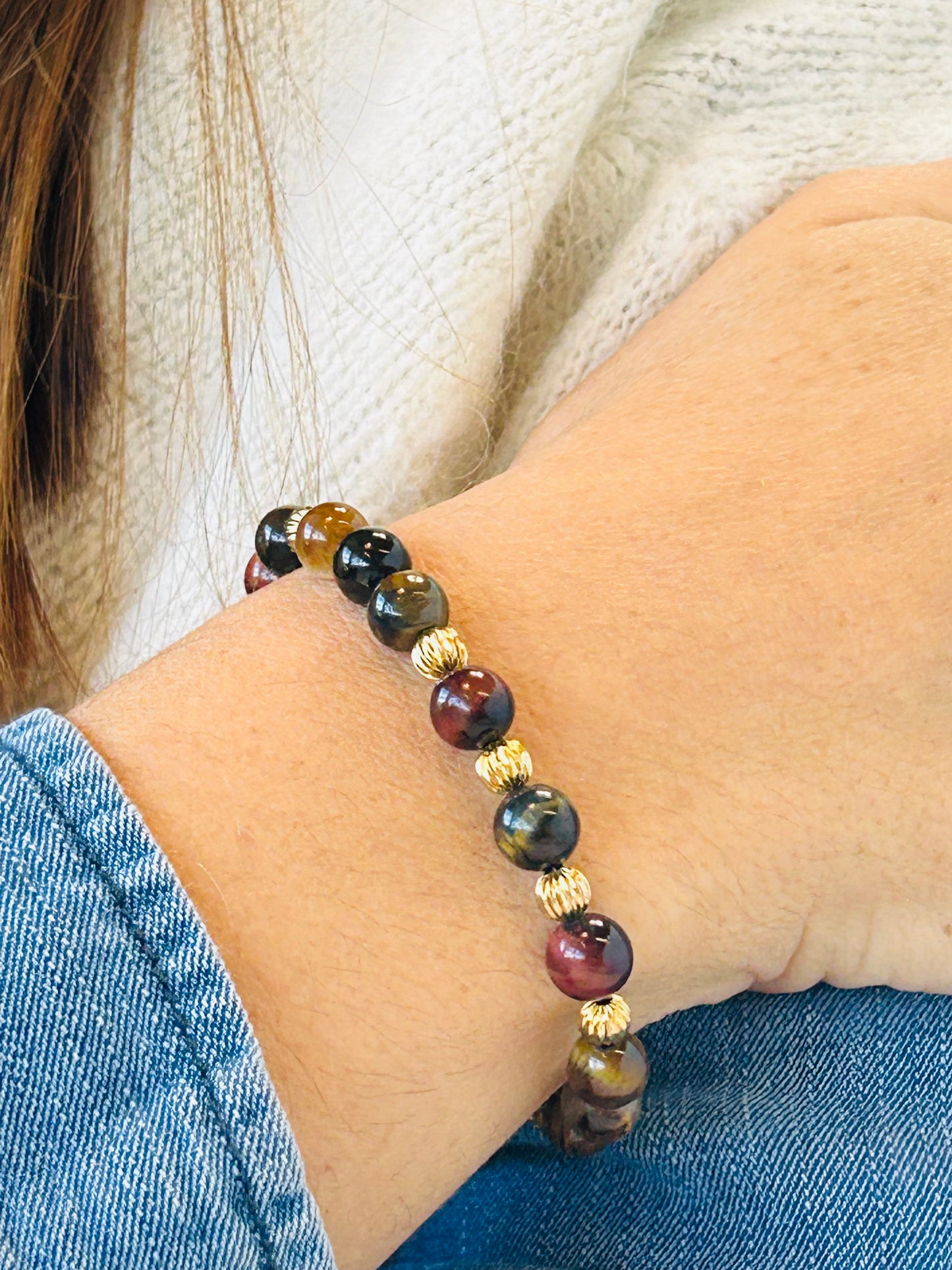 Bracelet Œil de protection – Trio d’yeux