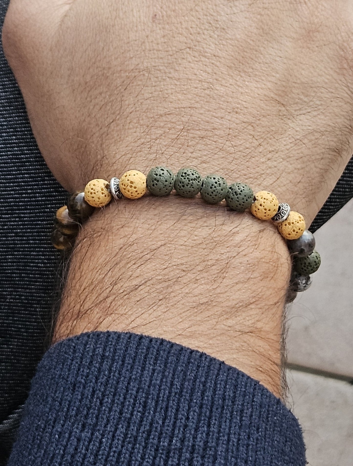 Bracelet Homme Flamme Solaire - Chance