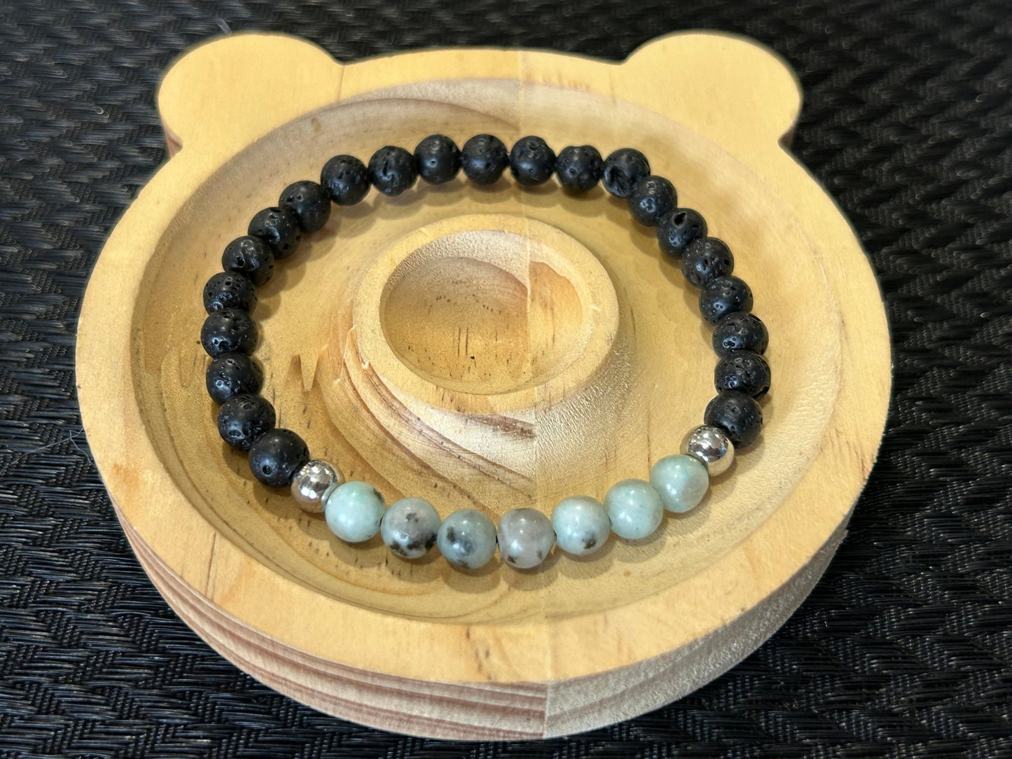 Bracelet homme Polar Jaspe, Lave - Zen - Colomba Créations