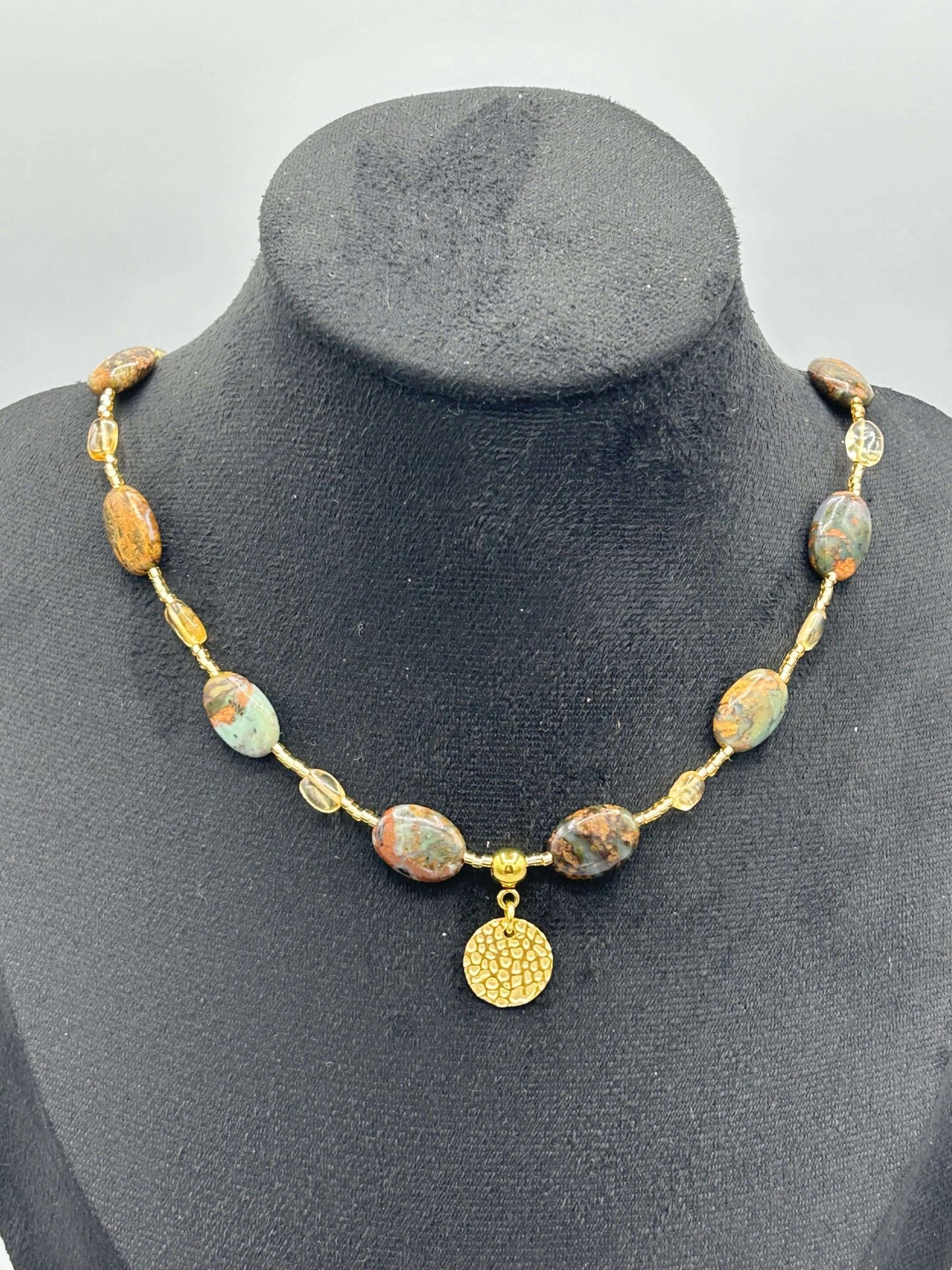 Collier Solstice Doré - Colomba Créations