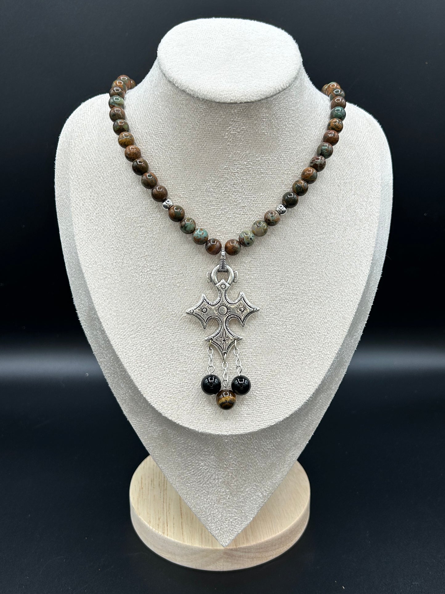 Collier Croix  Touareg