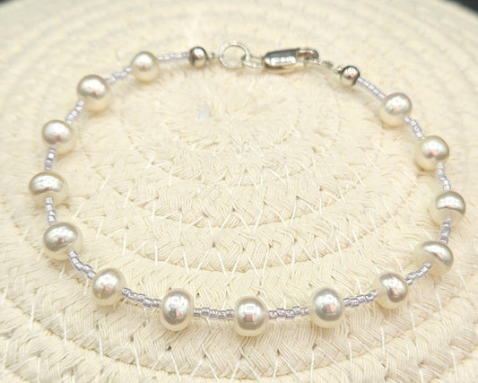 Bracelet Eclat de perles - Cristal