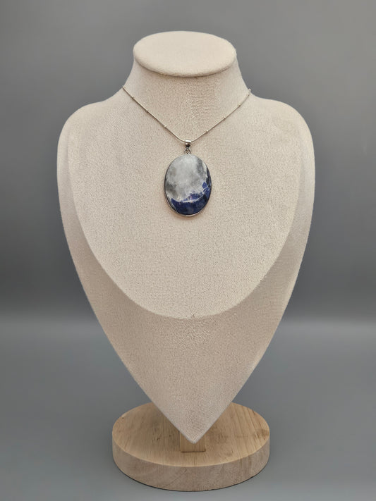 Pendentif Sodalite Clarté céleste