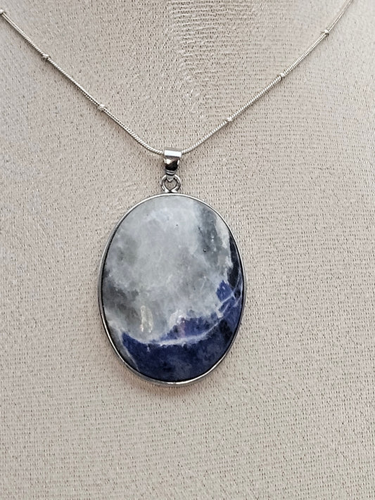 Pendentif Sodalite Clarté céleste