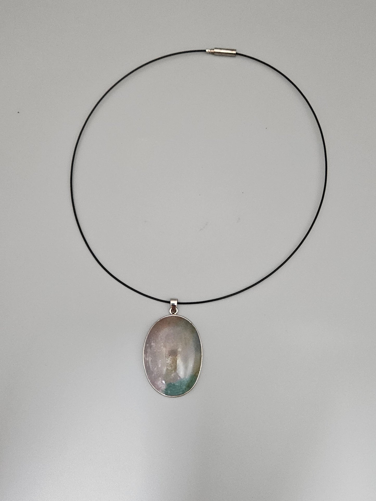 Pendentif Jaspe impérial pastel