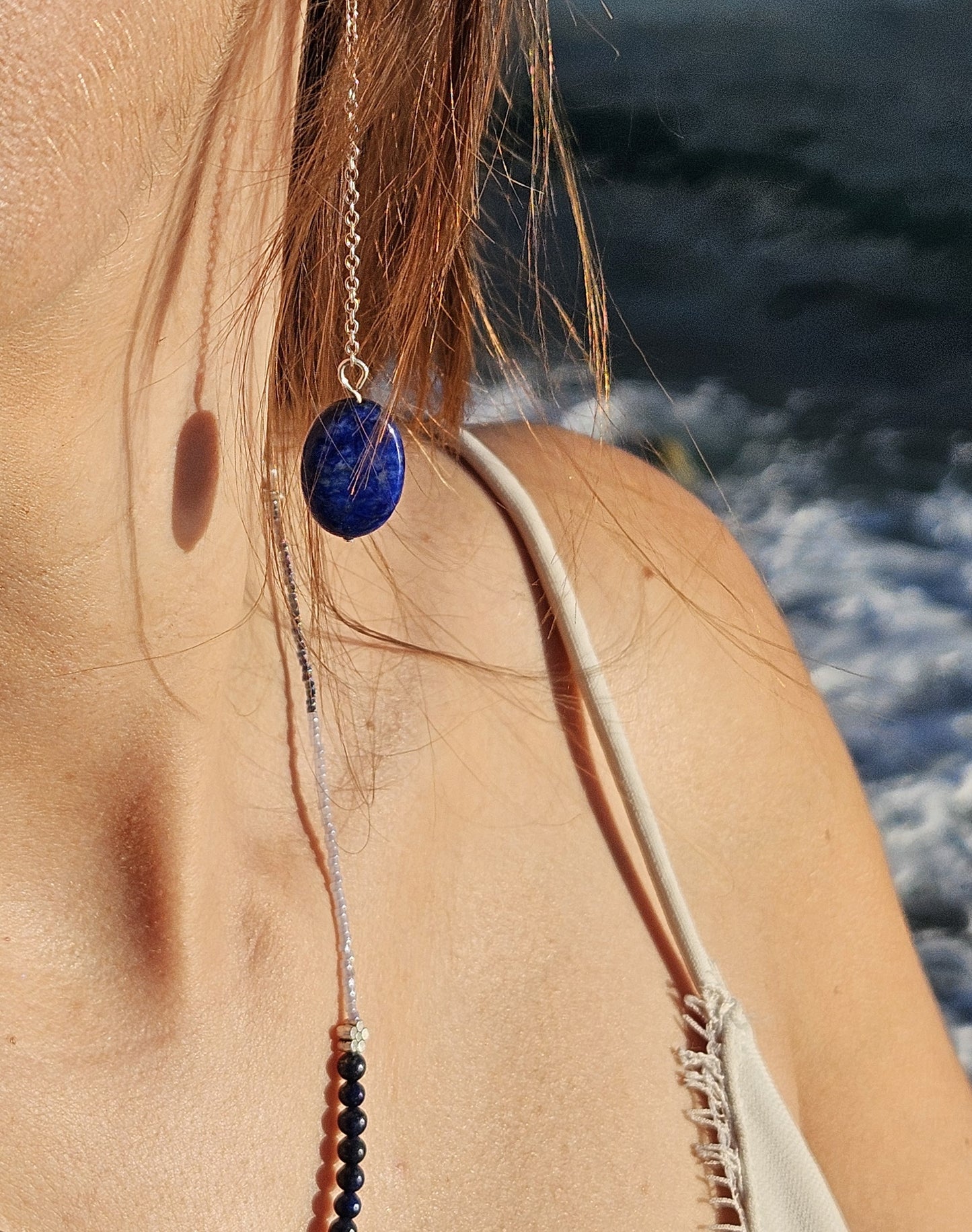 Lapis Élégance Pendante