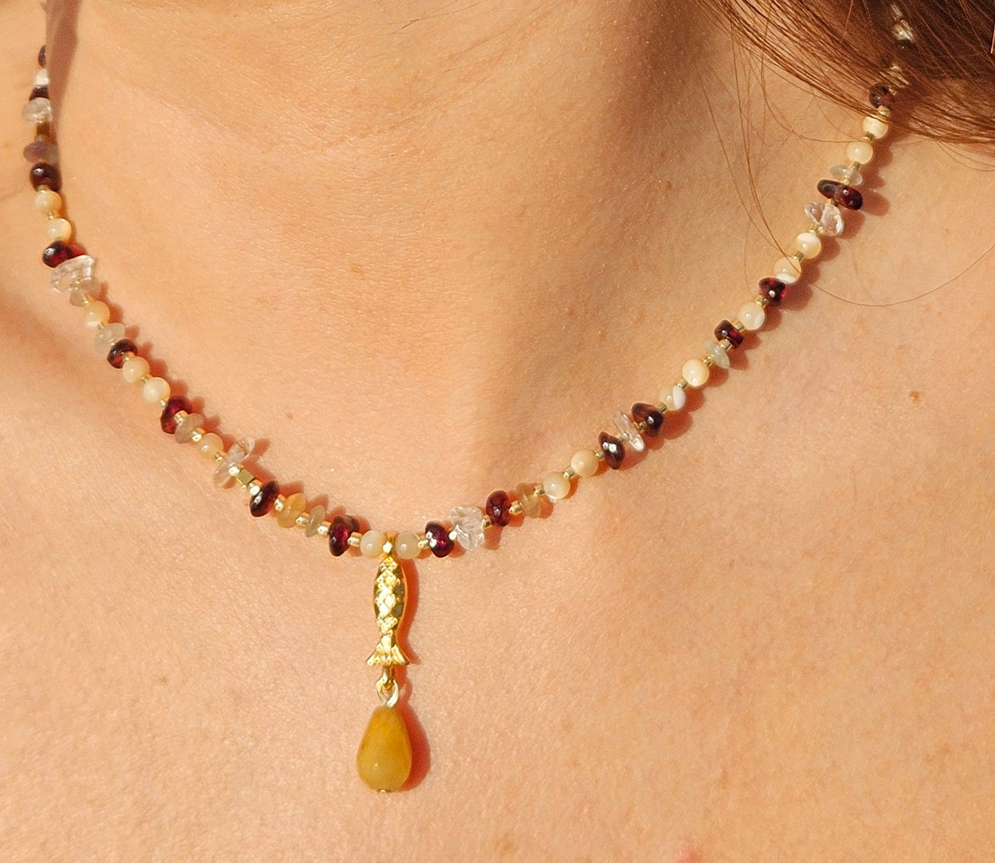 Collier Poisson Doré