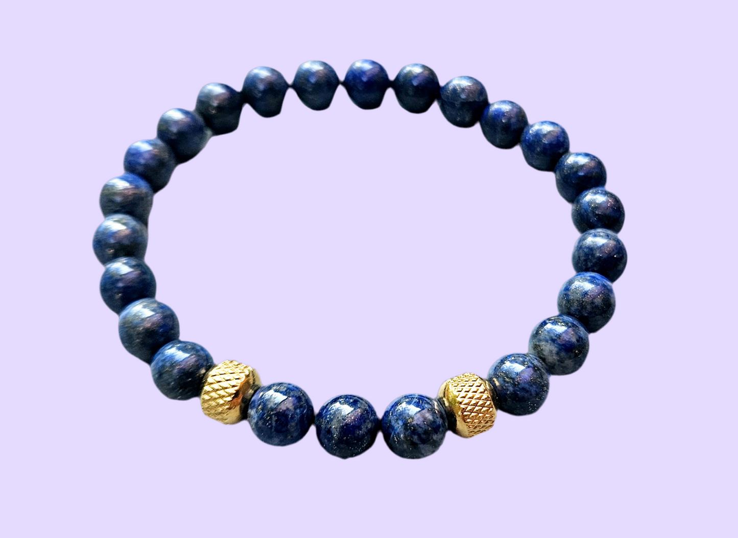 Bracelet Homme Clarté Bleue Dorée - Chance