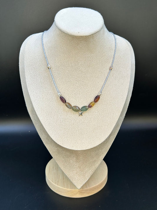 Collier Calanques Fluorite