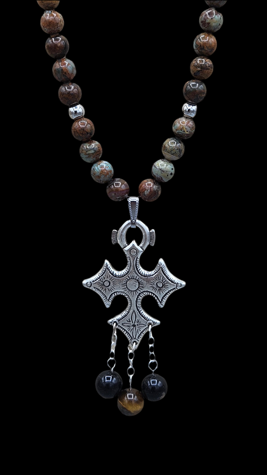 Collier Croix  Touareg