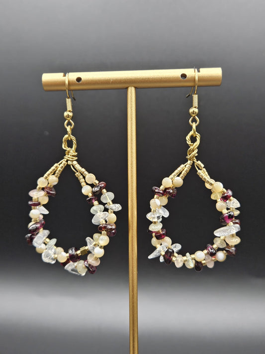 Boucles d’oreilles Élégance Dorée