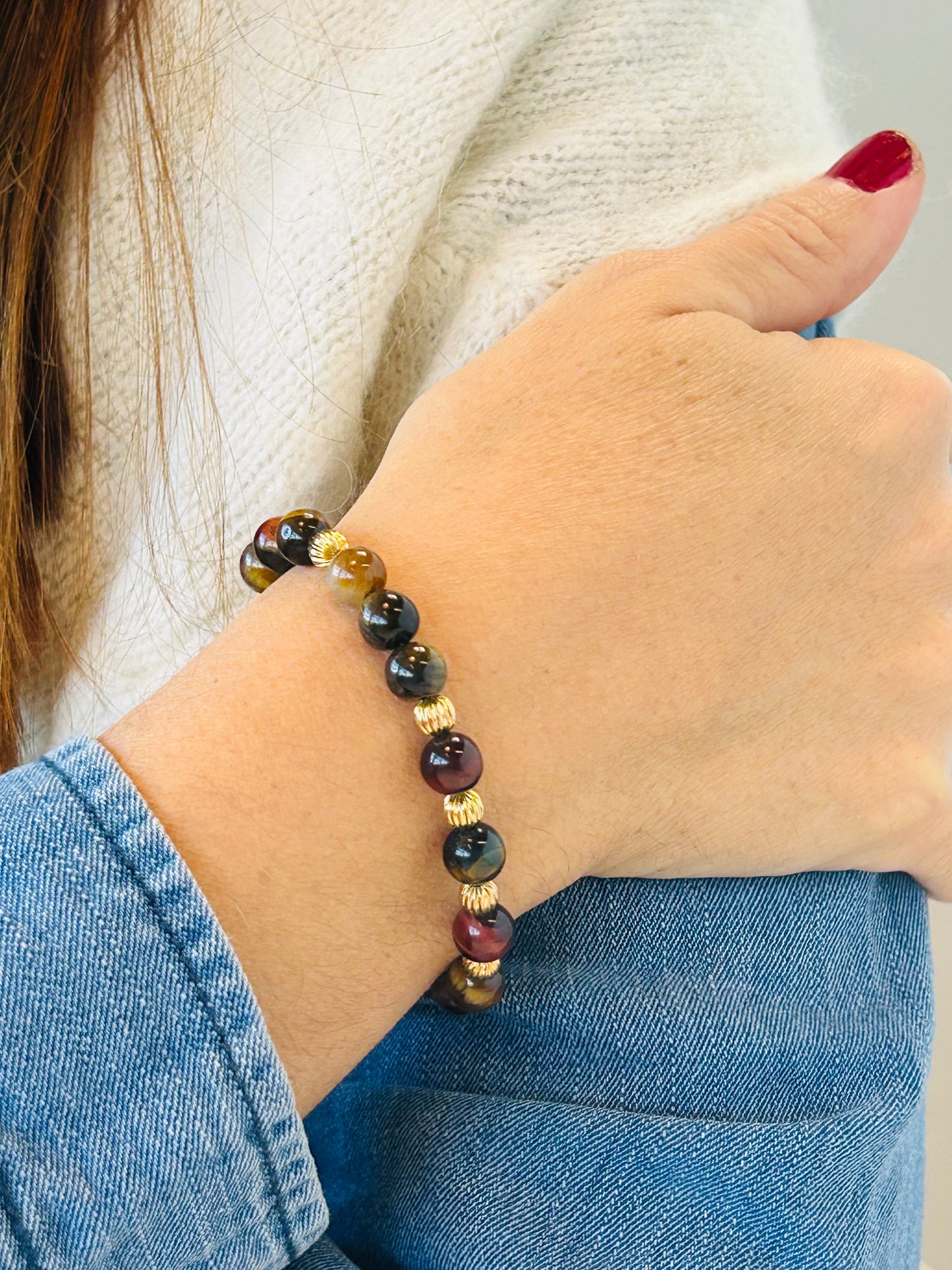 Bracelet Œil de protection – Trio d’yeux