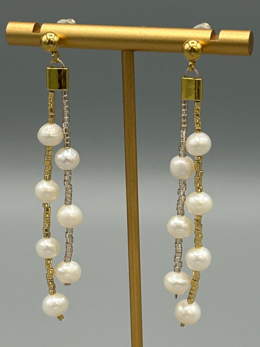 Boucles Perles d'Aurore III