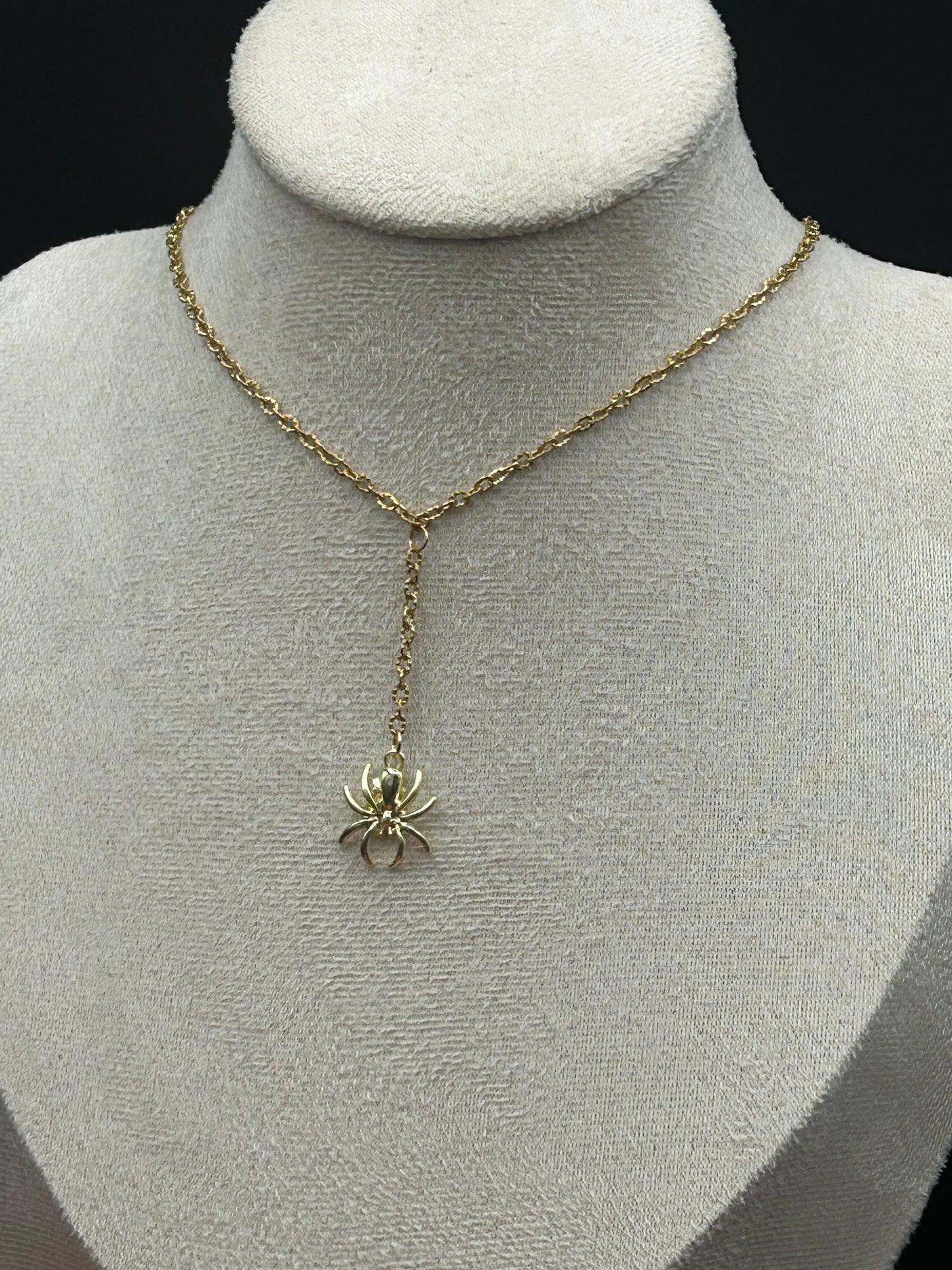 Collier Araignée Dorée
