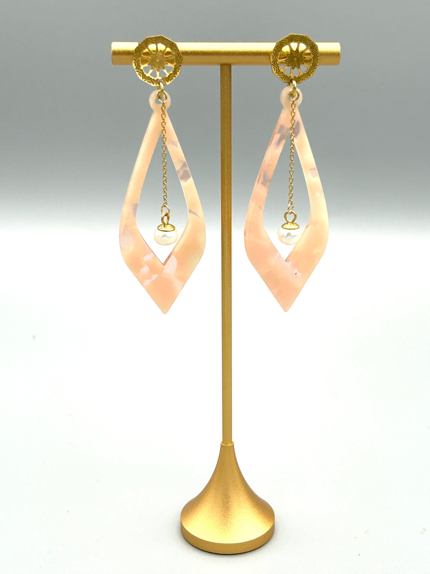 Boucles Elégance Saumon