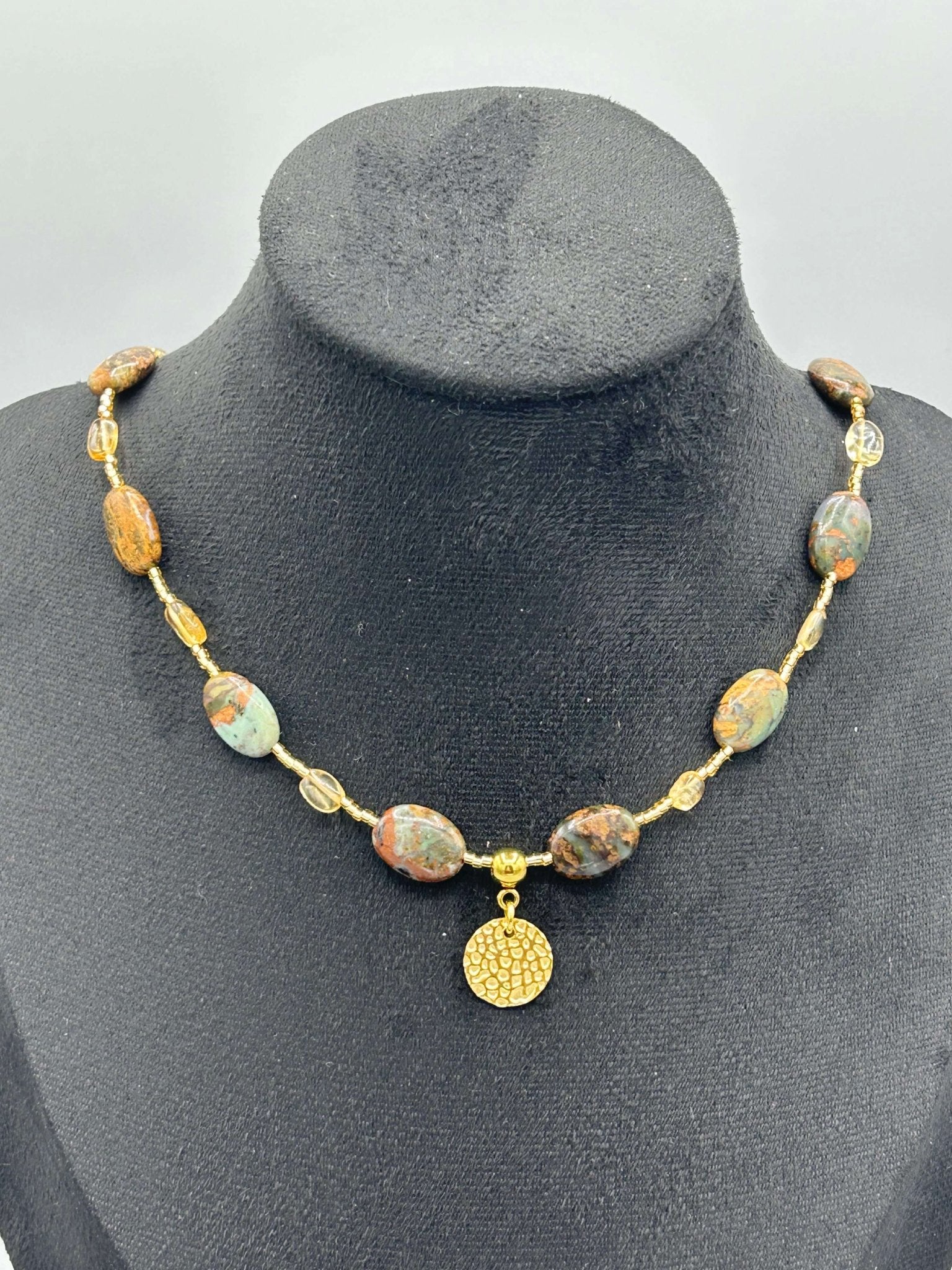 Collier Solstice Doré - Colomba Créations