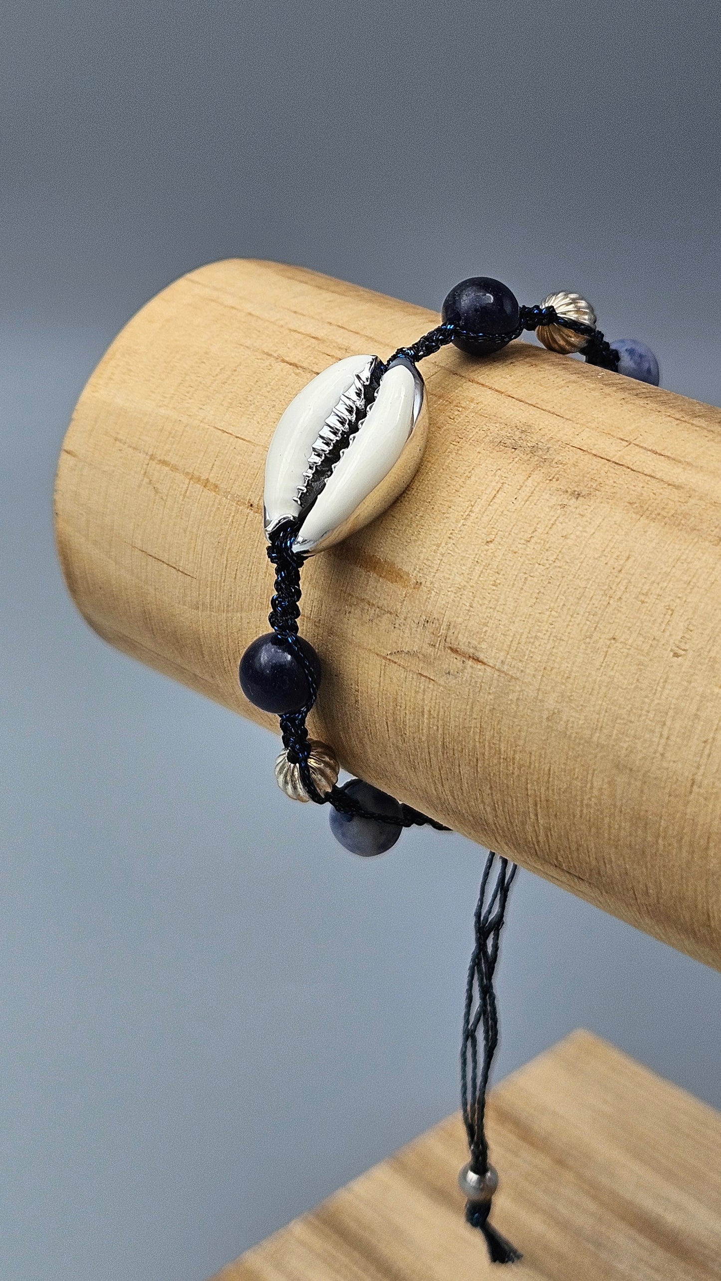 Bracelet Calanques Macramé Bleu nuit