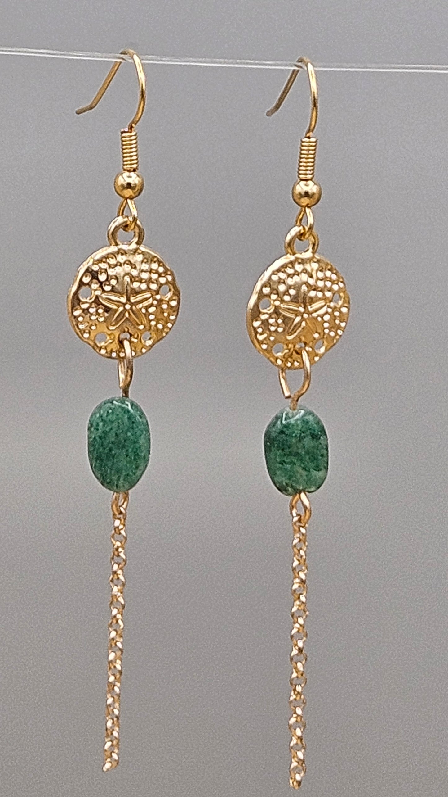 Boucles doré vert