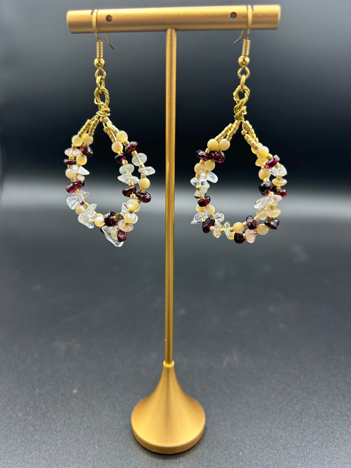 Boucles d’oreilles Élégance Dorée